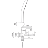 Смеситель для ванны GAPPO G03-6 G3203-6