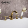 Смеситель на борт ванны GAPPO G1189-6