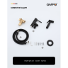 Смеситель с гигиеническим душем GAPPO G7206-6, черный