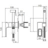 Смеситель с гигиеническим душем GAPPO G17-6 G7217-6