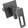 Смеситель с гигиеническим душем GAPPO G17-9 G7217-19 оружейная сталь