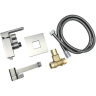 Смеситель с гигиеническим душем GAPPO G17-9 G7217-19 оружейная сталь