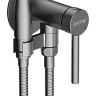 Смеситель с гигиеническим душем GAPPO G7206-9, оружейная сталь
