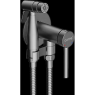 Смеситель с гигиеническим душем GAPPO G7206-9, оружейная сталь