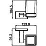 Стакан для ванной GAPPO G07 G0706-6