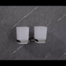 Стаканы GAPPO G0708-9 с держателем, оружейная сталь