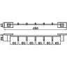 Вешалка с 5-ю крючками GAPPO G0716-56