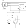 Встраиваемый смеситель для раковины GAPPO G06-3 G1206-3